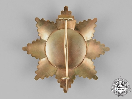 Military Order of St. Henry, Type III, Grand Commander Breast Star (in silver gilt) Reverse