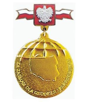 Decoration for Merit to Geodesy and Cartography Obverse