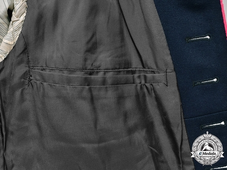 German Fire Protection Police NCO/EM's Service Tunic Interior Detail
