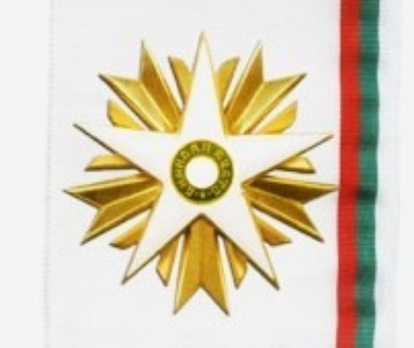Order of Stara Planina,  I Class Breast Star Obverse