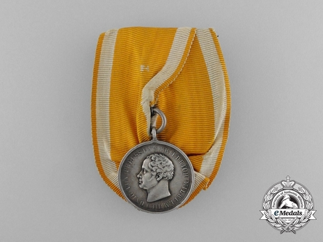 Life Saving Medal, in Silver (1833-1864, star version) Obverse
