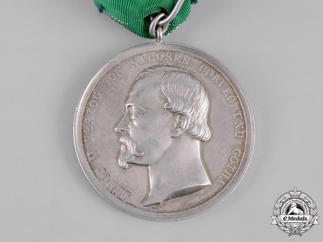 Duke Ernst Medal, in Silver Obverse