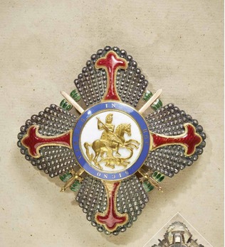 Royal Military Order of St. George of the Reunion, Grand Cross Breast Star Obverse  