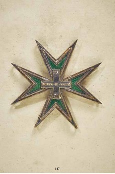 France, Order of Saint Lazarus and Notre Dame of Mount Carmel, Breast Star, Andreas Thies, Obv 