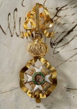 House Order of Saxe-Ernestine, Type II, Civil Division, Princess Cross Reverse