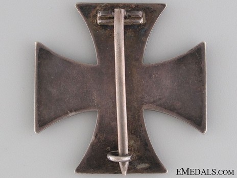 Iron Cross 1914, I Class Cross, by J. Wagner & Sohn Reverse