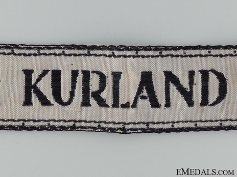 Luftwaffe Kurland Cuff Title Obverse