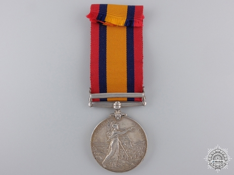 Silver Medal (minted without date, with "DEFENCE OF MAFEKING" clasp) Reverse