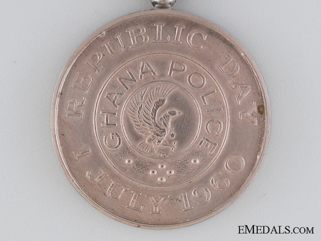 Republic Commemorative Medal, for Police Reverse