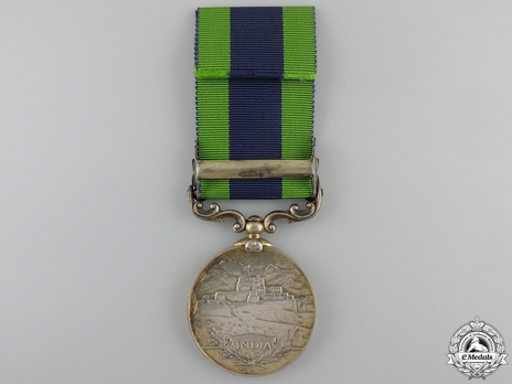 Silver Medal (with "BURMA 1930-32" clasp) Reverse