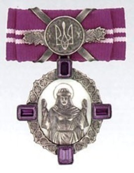 Order of Princess Olga, III Class Badge Obverse