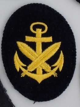 Kriegsmarine Maat Clerical Insignia (embroidered) Obverse