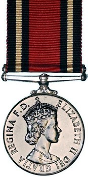 Medal (with Queen Elizabeth II effigy, 1953-) Obverse