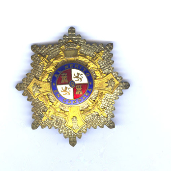 Military Order of Maria Cristina, I Class Cross Breast Star (1890-1918/1925-1931)