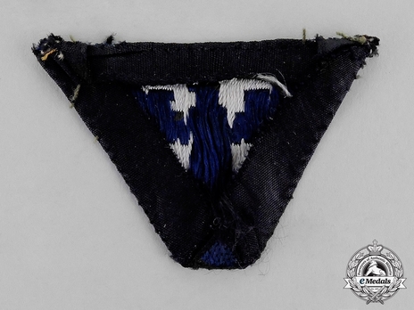 NSKK Cloth Cap Eagle on Triangle Backing (Berlin-Brandenburg version) Reverse