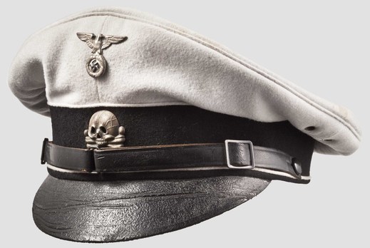 Allgemeine SS NCO/EM's White Visor Cap Profile
