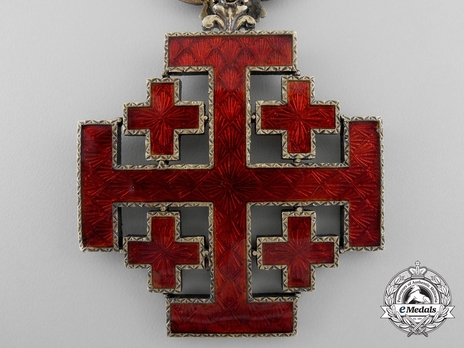 Equestrian Order of Merit of the Holy Sepulcher of Jerusalem (Type II) Grand Cross (for Men, 1907-Present) Reverse