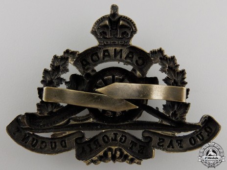 78th Overseas Field Battery Other Ranks Cap Badge Reverse