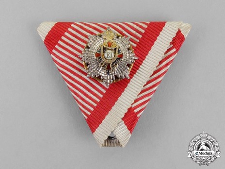 Order of Franz Joseph, Type II, Military Division, Grand Cross Breast Star Miniature