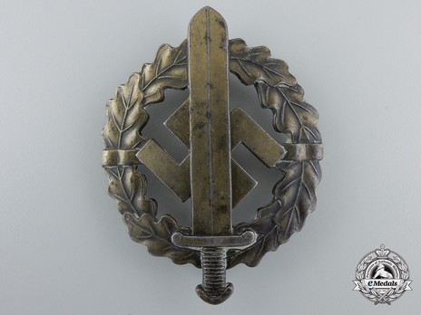 SA Sports Badge, Type II, in Bronze Obverse