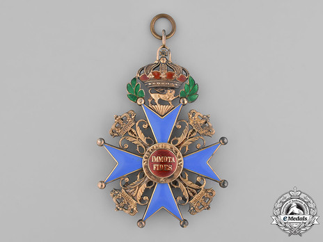 Dukely Order of Henry the Lion, Grand Cross with Swords (through middle) Reverse