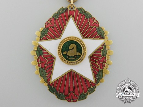 Order of Civil Merit, Type I, IV Class (Mongnyeon Medal) Obverse
