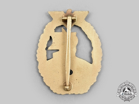 Naval Auxiliary Cruiser War Badge, by Förster & Barth Reverse