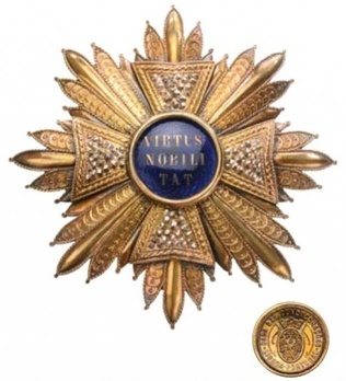 Grand Cross Breast Star (1940-1945) (Silver gilt by Casa Condecoracoes) Obverse and Reverse Detail