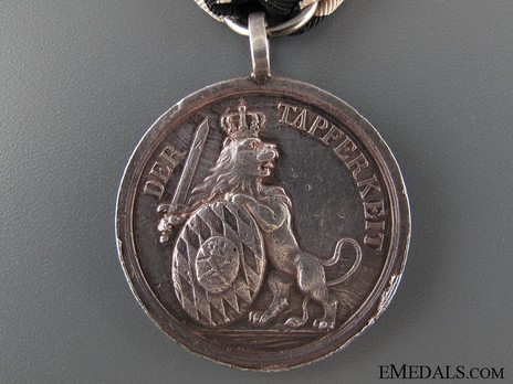Silver Military Merit Medal, Type III (stamped) Reverse