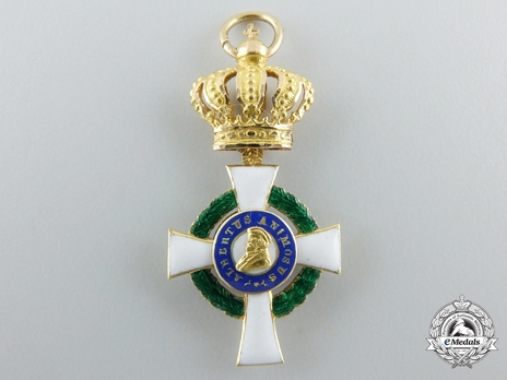 Albert Order, Type I, Civil Division, I Class Commander Miniature Obverse