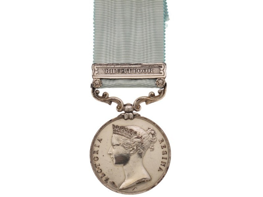 Silver medal bhurtpoor obverse1