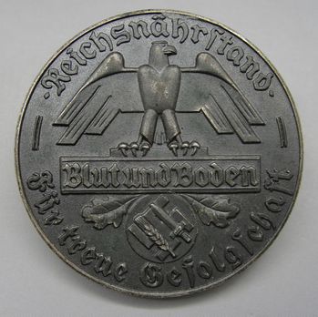 State Farmers' Group Rhineland Badges, Faithful Service Decoration for 10 Years Obverse