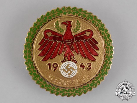 Tyrolean Marksmanship Gau Achievement, Type VI, Champion Badge (for rifle) Obverse