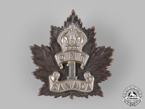 1st Infantry Battalion Other Ranks Cap Badge Obverse