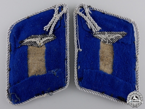 Luftwaffe Flying Troops Oberleutnant Collar Tabs (Reserve version) Reverse