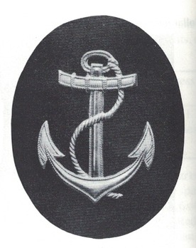Kriegsmarine Maat Boatswain Insignia  (metal) Obverse