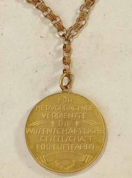 Lilienthal Commemorative Medal Reverse