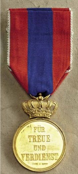 Merit Medal in Gold, Type IV Reverse