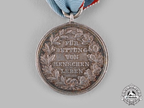 General Honour Decoration, Type I (for life saving) Reverse