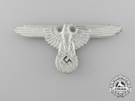 Waffen-SS Metal Cap Eagle Type II, by F. Wagner (cupal) Obverse