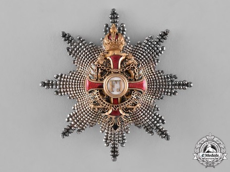 Order of Franz Joseph, Type II, Civil Division, Grand Cross Breast Star 