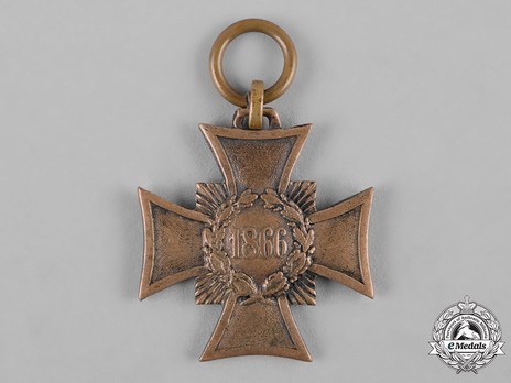 Commemorative War Cross, 1866 Reverse