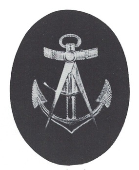 Kriegsmarine Maat Carpenter Insignia (metal) Obverse