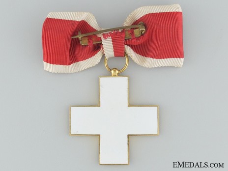 Cross of Honour of the German Red Cross, Type II, Ladies Cross Reverse