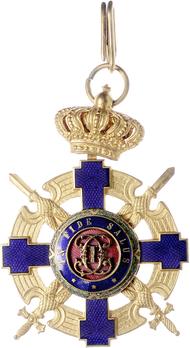 The Order of the Star of Romania, Type II, Military Division, Commander's Cross (peacetime)