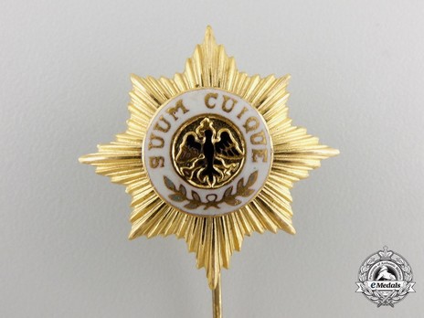 High Order of the Black Eagle, Breast Star Miniature Obverse