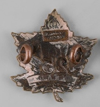 25th Infantry Battalion Other Ranks Collar Badge Reverse