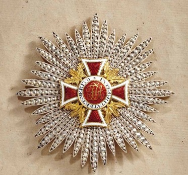 Order of Leopold, Type I, Civil Division, Grand Cross Breast Star