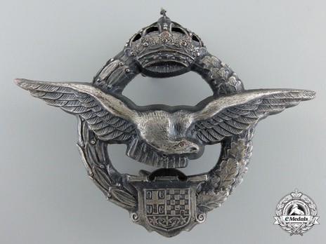 WWII Army Air Service Pilot's Badge Obverse