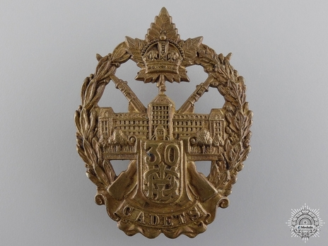 St. Louis College Canadian Officer Training Corps Other Ranks Cap Badge (Regiment 30) Obverse